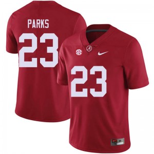 Men Jarez Parks Red Bama Football #23 Jersey 311999-232