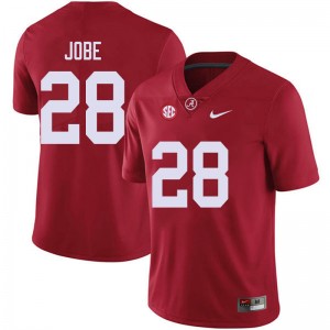 Men Josh Jobe Red University of Alabama Football #28 Jersey 442731-840