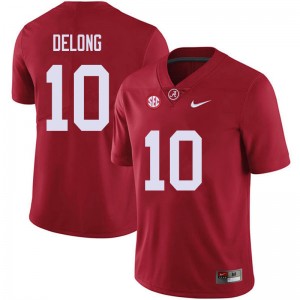 Men Skyler DeLong Red Bama Football #10 Jersey 709982-119