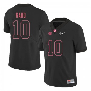 Men Ale Kaho Blackout Bama Football #10 Jersey 891189-889