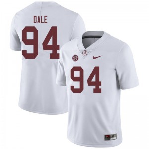 Men DJ Dale White Alabama Football #94 Jersey 408461-214
