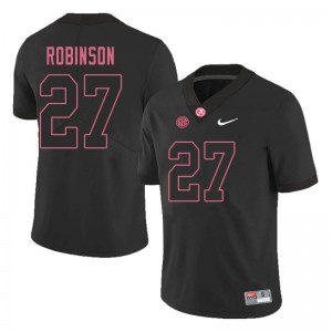 Men Joshua Robinson Blackout Bama Football #27 Jersey 323662-180