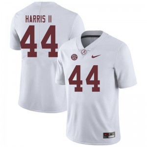 Men Kevin Harris II White Bama Football #44 Jersey 265581-652