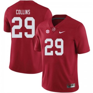 Men Michael Collins Crimson Alabama Crimson Tide Football #29 Jersey 677463-651
