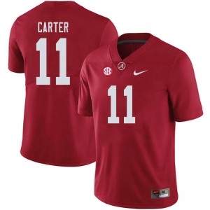 Men Scooby Carter Crimson Alabama Crimson Tide Football #11 Jersey 455235-542