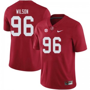 Men Taylor Wilson Crimson Bama Football #96 Jersey 798777-630