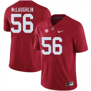 Men Seth McLaughlin Crimson Bama Football #56 Jersey 174548-499