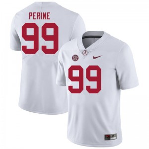 Men Ty Perine White Bama Football #99 Jersey 717472-152
