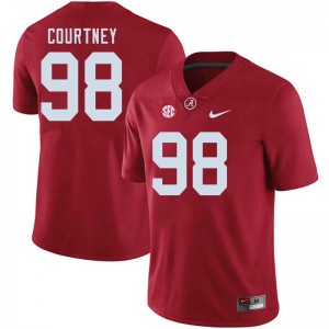 Men Will Courtney Crimson Bama Football #98 Jersey 320741-627