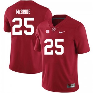 Men Jacobi McBride Crimson Bama Football #25 Jersey 877614-225