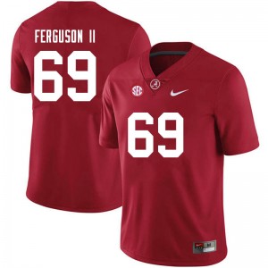 Men Terrence Ferguson II Crimson Bama Football #69 Jersey 185271-379