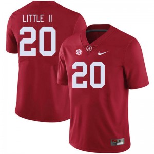 Men Earl Little II Crimson Bama Football #20 Jersey 353636-952