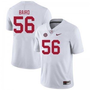 Men JD Baird White Alabama Crimson Tide Football #56 Jersey 840838-548