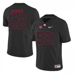 Men Tyler Booker Black Bama Football #52 Jersey 847228-441