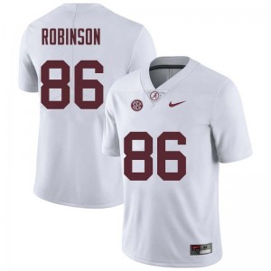 Men A'Shawn Robinson White Alabama Football #86 Jersey 788868-223