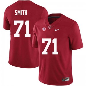 Men Andre Smith Crimson Bama Football #71 Jersey 174658-477