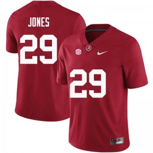 Men Austin Jones Crimson Bama Football #29 Jersey 180429-925
