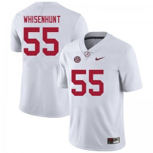 Men Bennett Whisenhunt White University of Alabama Football #55 Jersey 336884-654