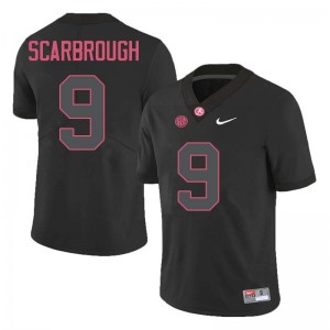 Men Bo Scarbrough Black Bama Football #9 Jersey 808444-939