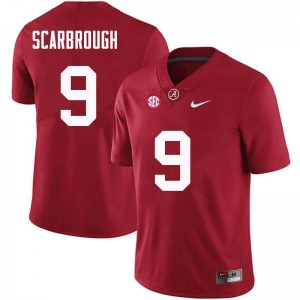 Men Bo Scarbrough Crimson Bama Football #9 Jersey 533626-783