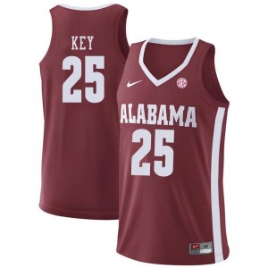 Men Donta Hall Crimson Alabama Crimson Tide Basketball #16 Jersey 817952-274