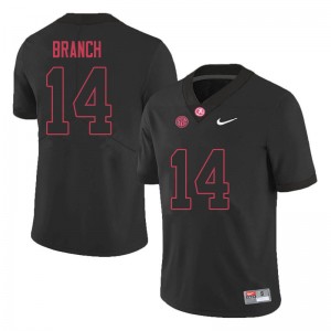 Men Brian Branch Black Bama Football #14 Jersey 887629-433