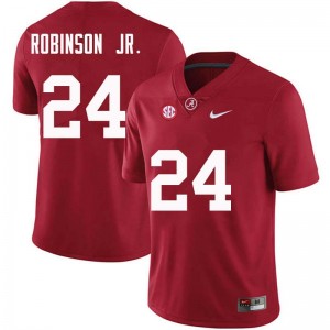 Men Brian Robinson Jr. Crimson Bama Football #24 Jersey 267772-568