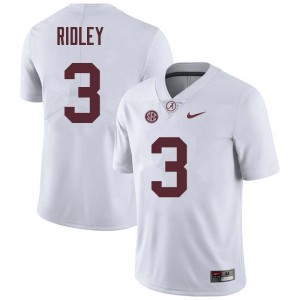 Men Calvin Ridley White Alabama Football #3 Jersey 763219-943