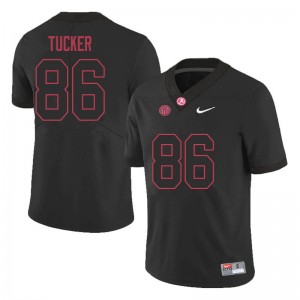 Men Carl Tucker Black Bama Football #86 Jersey 291279-393