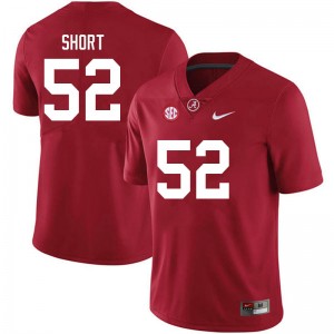 Men Carter Short Crimson Bama Football #52 Jersey 603873-679