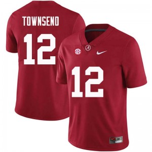 Men Chadarius Townsend Crimson Bama Football #12 Jersey 545625-419