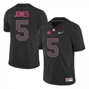 Men Cyrus Jones Black Bama Football #5 Jersey 503576-272