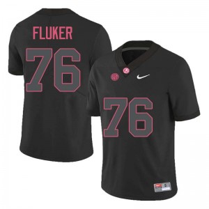 Men D.J. Fluker Black Bama Football #76 Jersey 998340-180