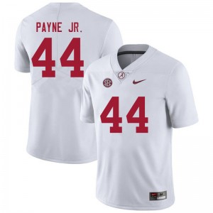 Men Damon Payne Jr. White Alabama Crimson Tide Football #44 Jersey 643915-623