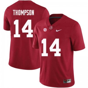 Men Deionte Thompson Crimson Bama Football #14 Jersey 201465-843