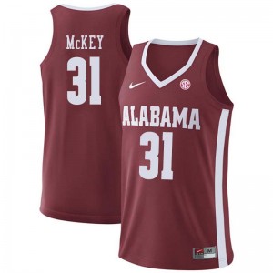 Men Donta Hall Crimson University of Alabama Basketball #20 Jersey 192042-873