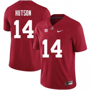 Men Don Hutson Crimson Alabama Football #14 Jersey 271183-994
