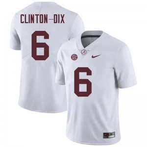 Men Ha Ha Clinton-Dix White Bama Football #6 Jersey 556346-250