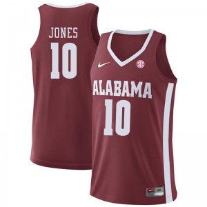 Men Donta Hall Crimson Alabama Crimson Tide Basketball #8 Jersey 270833-831