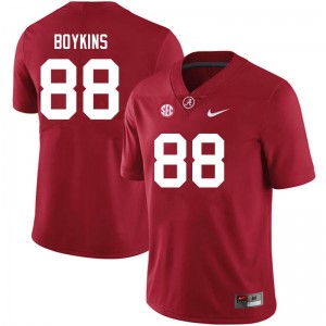 Men Jacoby Boykins Crimson University of Alabama Football #88 Jersey 193634-953