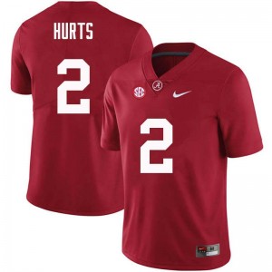 Men Jalen Hurts Crimson Alabama Crimson Tide Football #2 Jersey 943913-208