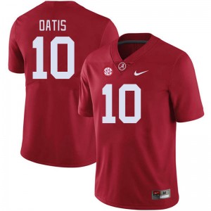 Men Jehiem Oatis Crimson Alabama Crimson Tide Football #10 Jersey 914981-965