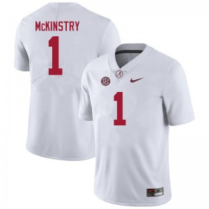 Men Kool-Aid McKinstry White Alabama Crimson Tide Football #1 Jersey 105770-996