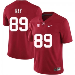 Men LaBryan Ray Crimson Bama Football #89 Jersey 872155-365