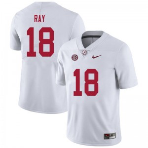 Men LaBryan Ray White University of Alabama Football #18 Jersey 803936-900