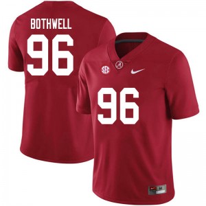 Men Landon Bothwell Crimson Bama Football #96 Jersey 938994-933