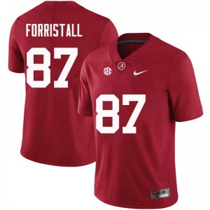 Men Miller Forristall Crimson University of Alabama Football #87 Jersey 819369-767
