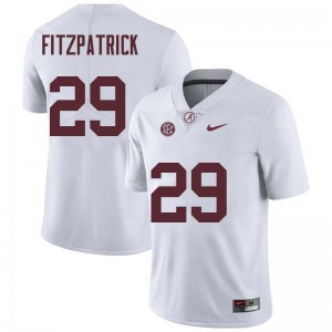 Men Minkah Fitzpatrick White Alabama Football #29 Jersey 428354-243
