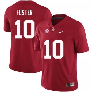 Men Reuben Foster Crimson Bama Football #10 Jersey 552789-765