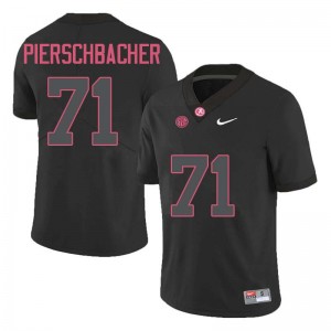 Men Ross Pierschbacher Black University of Alabama Football #71 Jersey 779639-163